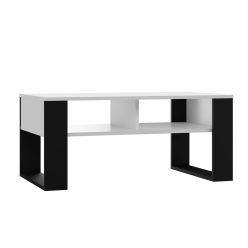 Aldabra MIX 2P Couchtisch, weiß-schwarz