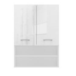   Aldabra Pola mini DK Hängeschrank für Badezimmer, weiß glänzend