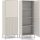 Aldabra KAMARO 2DK Regalschrank, 40x53,5x147,5 cm, Kaschmir