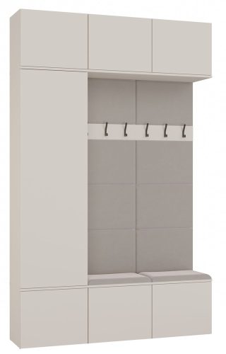 Aldabra HAGA III (1 Schrank, 2 Kleiderbügel) Kleiderschrank, Kaschmir 