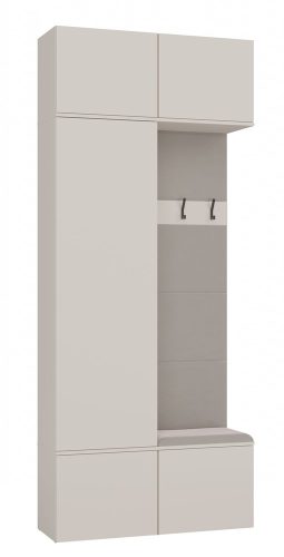 Aldabra HAGA II (1 Schrank, 1 Kleiderbügel) Kleiderschrank, Kaschmir 