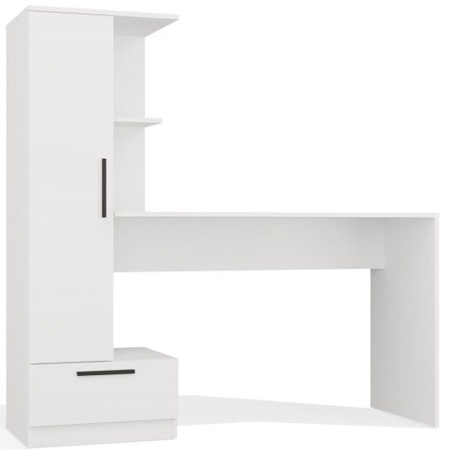 Aldabra COSMO Schreibtisch mit Schrank, weiß 