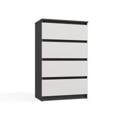 Aldabra M4 Kommode, anthrazit-weiß 