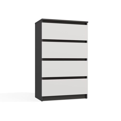 Aldabra M4 Kommode, anthrazit-weiß 