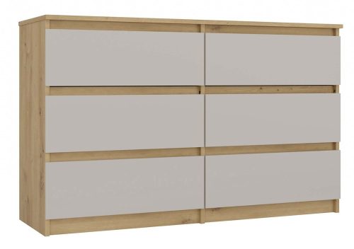 Aldabra M6 120 Kommode, farbe eiche-Kaschmir 