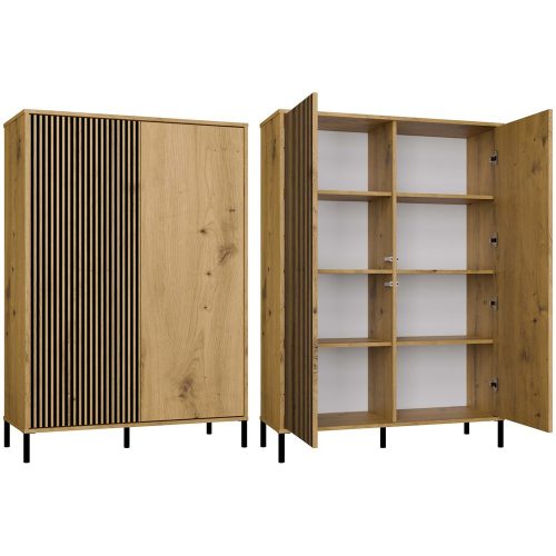 Aldabra KAMARO 2DD/SLIM Regalschrank, farbe eiche 