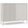 Aldabra KAMARO 2D/SLIM Kommode (1 einfarbig, 1 gestreift), Kaschmir 